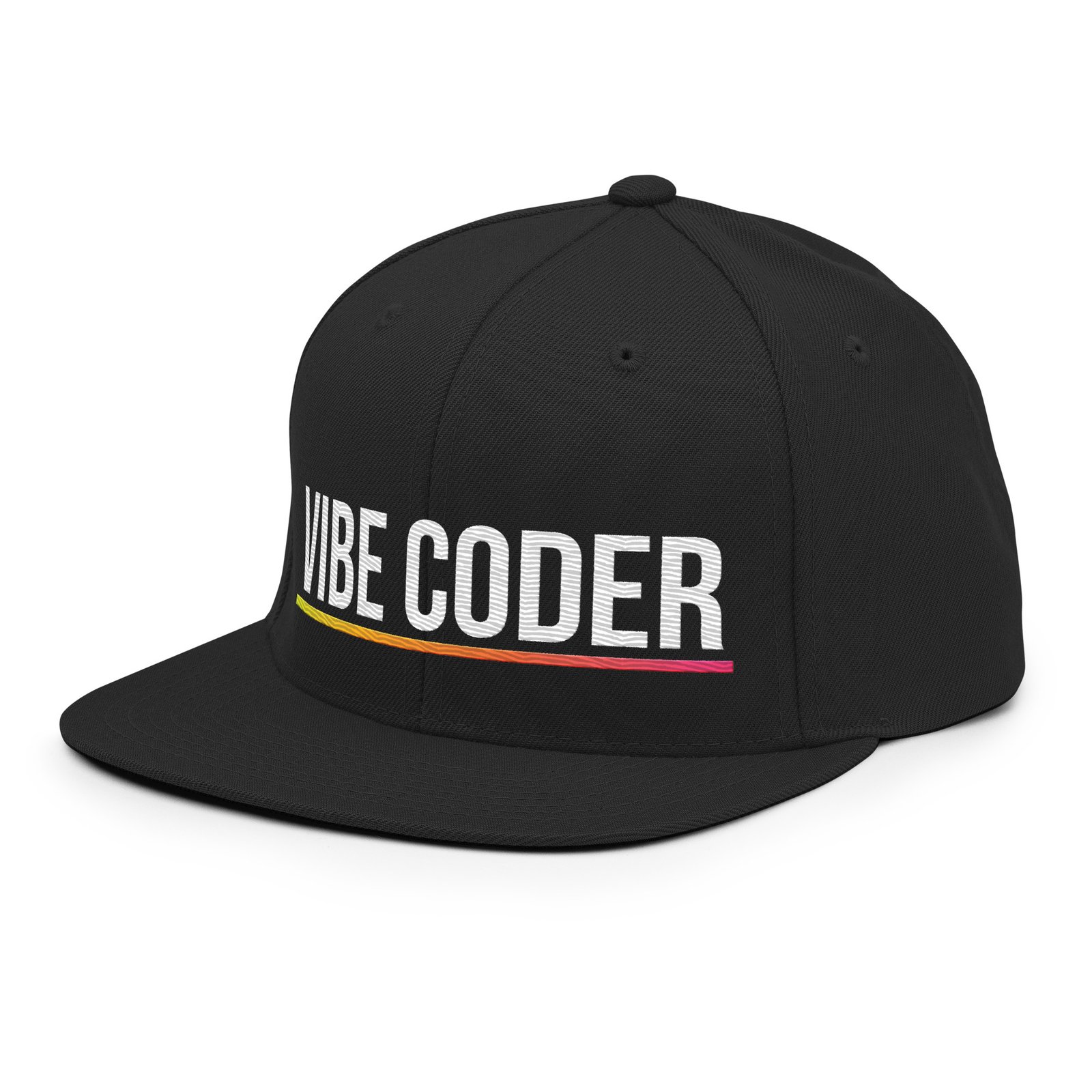 Vibe Coder - Snapback Hat - Image 3