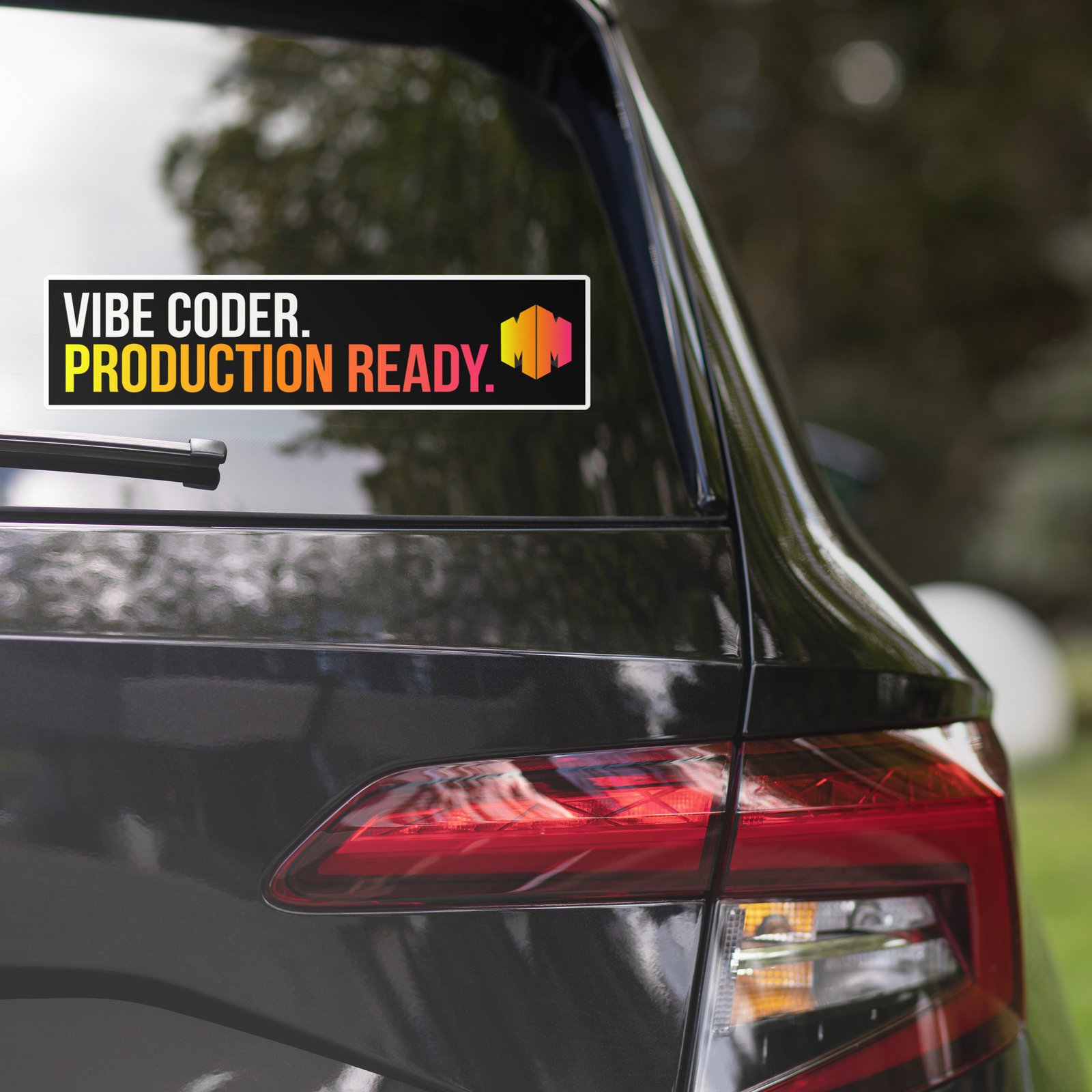 Vibe Coder. Production Ready. - Bumper Sticker - Image 2